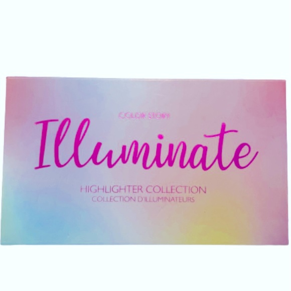 Color Story Makeup Color Story Illuminate Eight Shade Shimmer Highlighter Collection Palette